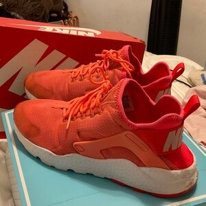 Nike Women’s Orange Red Slip-On Running Shoes